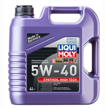 LIQUI MOLY 5W40 Synthoil High Tech Tam Sentetik Motor Yağı 4 Litre (2194)